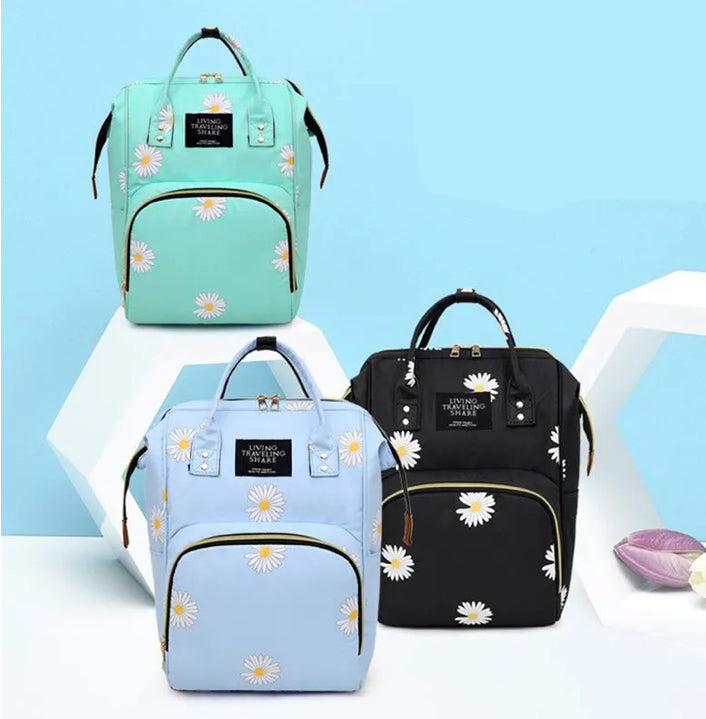 Sac motif fleur multifonction